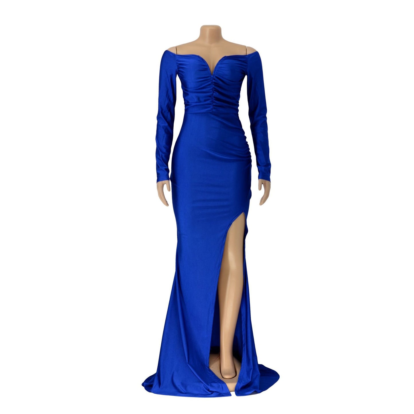 Elegant Off-Shoulder Long Sleeve Dress