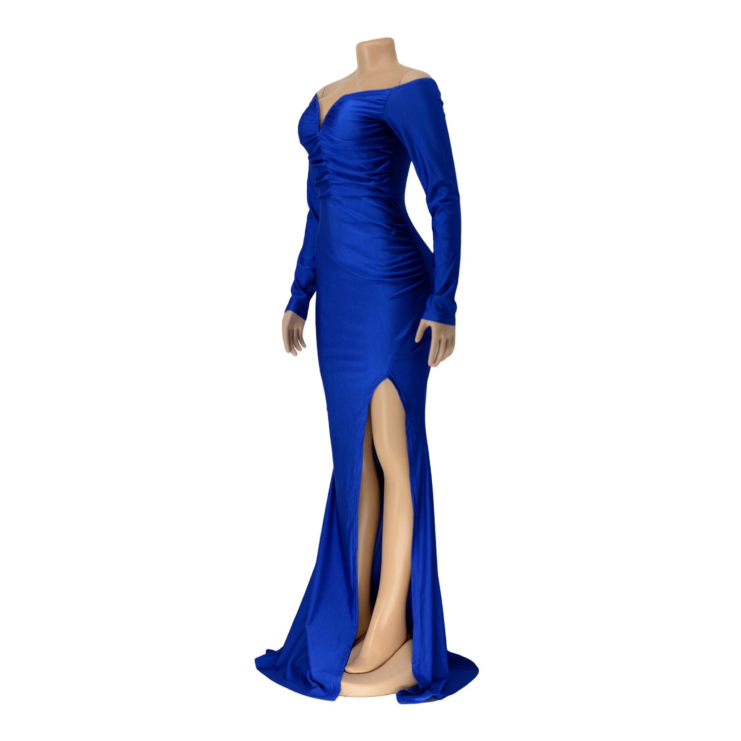 Elegant Off-Shoulder Long Sleeve Dress