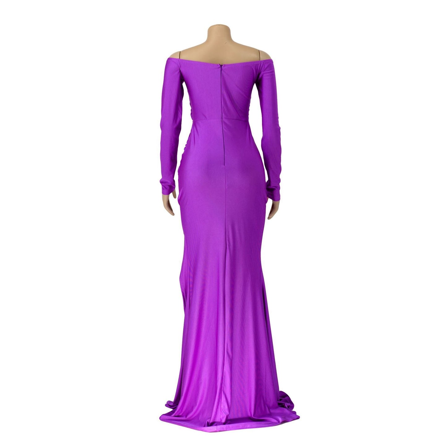 Elegant Off-Shoulder Long Sleeve Dress