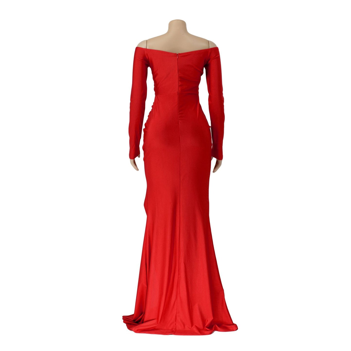 Elegant Off-Shoulder Long Sleeve Dress