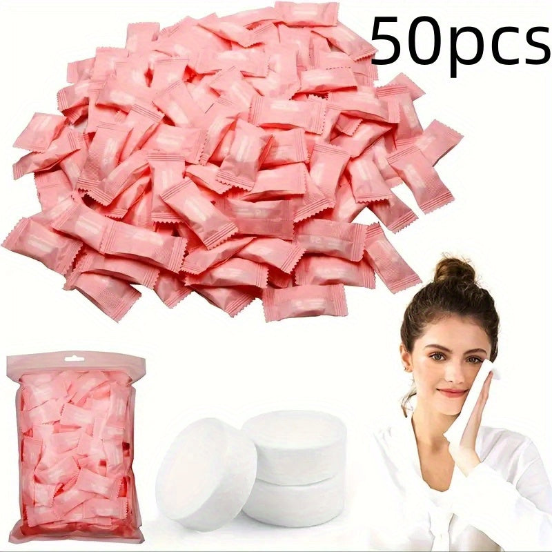 50-100pcs Ultra-Absorbent Disposable Compressed Towels - Hypoallergenic, Portable & Reusable for Travel, Camping & Emergency Kits