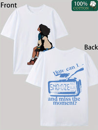 Snooze - 100% Pure Cotton, Soft and Comfortable Graphic Print T-shirt