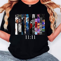 Chris Brown Tribute Vintage Album Print Crew Neck 100% Cotton T-Shirt