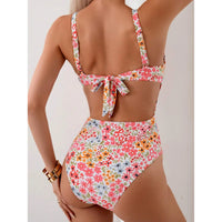 Sweet Summer Floral Print Women's Monokini Swimsuit