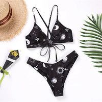 Cute Print Sexy Women's Bikini Swimsuit