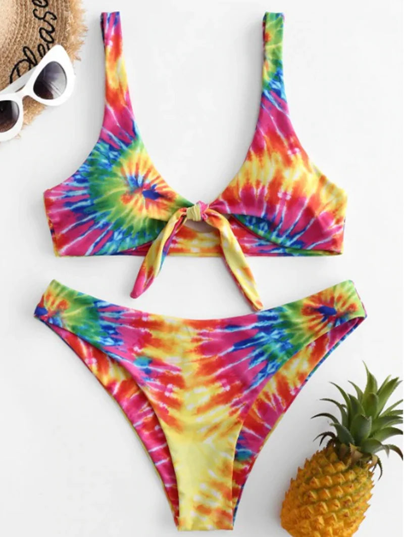 Cute Print Sexy Women's Bikini Swimsuit