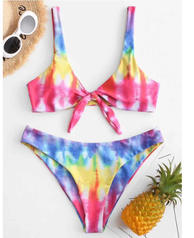 Cute Print Sexy Women's Bikini Swimsuit