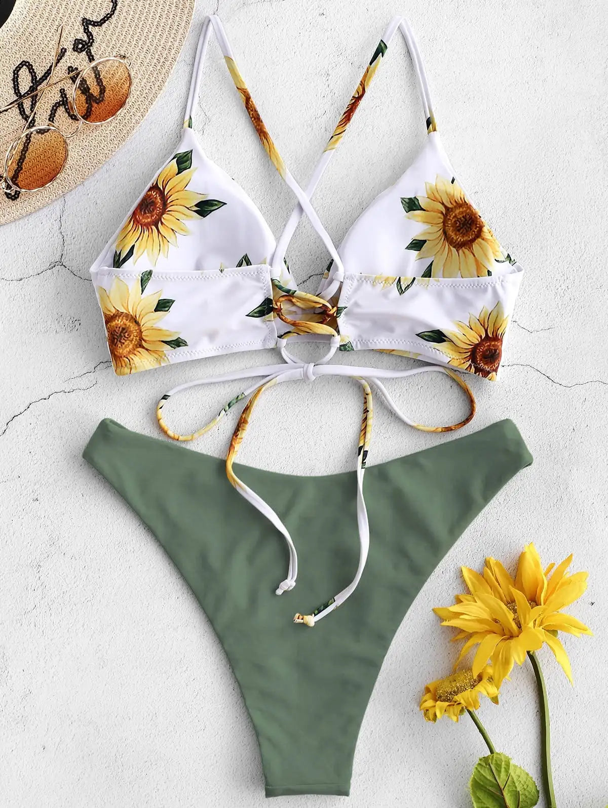 Cute Print Sexy Women's Bikini Swimsuit