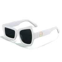 Fun Exaggerated Abstract Punk UV400 Protection Square Unisex Sunglasses
