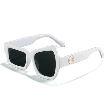 Fun Exaggerated Abstract Punk UV400 Protection Square Unisex Sunglasses