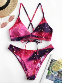 Cute Print Sexy Women's Bikini Swimsuit