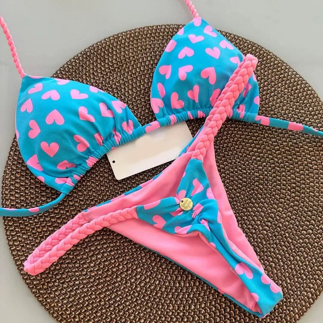 New Sexy Women's Thong Bikini Swimsuit
