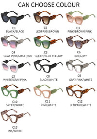 Oversized Cat Eye Designer Fashion Women's Sunglasses