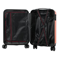 Sleek Stylish Carry-on Suitcase with 20" Handles, Spinner Wheels and TSA Lock
