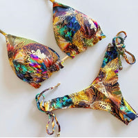 Sexy Unique Print Women's String Bikini Swimsuit