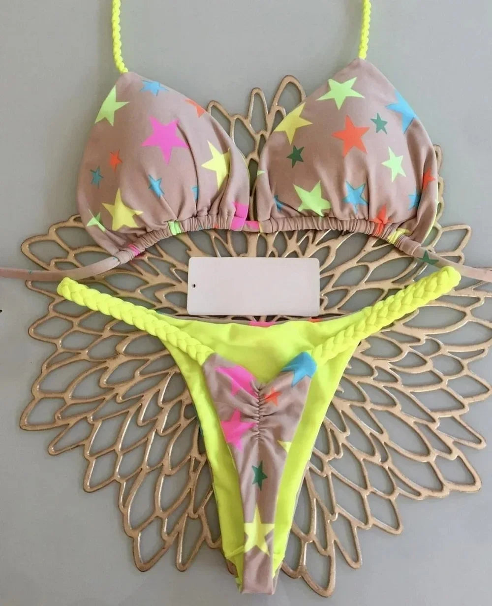 New Sexy Women's Thong Bikini Swimsuit