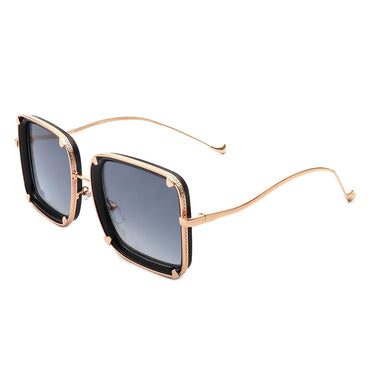Luxury Punk Classic UV400 Protection Retro Square Sunglasses