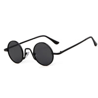 Retro Skinny Round Steampunk Designer SP152 Unisex Sunglasses