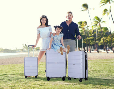 Travelhouse Hardshell Suitcase Sets - Lightweight Suitcase With TSA Lock, 3-Piece Set (20/24/28)