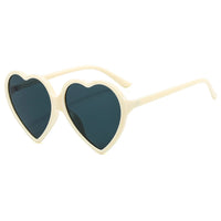 Fun Fashion Statement Vintage Heart Shaped Women's Sunglasses