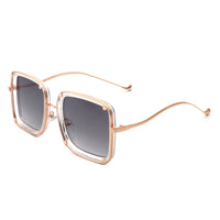 Luxury Punk Classic UV400 Protection Retro Square Sunglasses