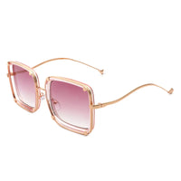 Luxury Punk Classic UV400 Protection Retro Square Sunglasses