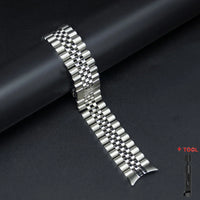 Luxury Stainless Steel No Gap Metal Band for Samsung Galaxy Watch 6 Classic 43mm 47mm 6 5 4 40mm 44mm 5Pro 45mm