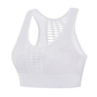 Sexy Hollow Out Back Women's Quick Dry Sports Crop Top