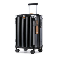 Stylish 20 inch Carry-on Suitcase - Expandable Lightweight Durable, with Cup Holder, TSA Lock, Spinner Wheels