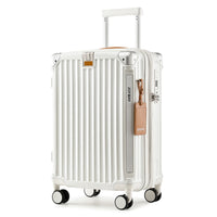 Stylish 20 inch Carry-on Suitcase - Expandable Lightweight Durable, with Cup Holder, TSA Lock, Spinner Wheels