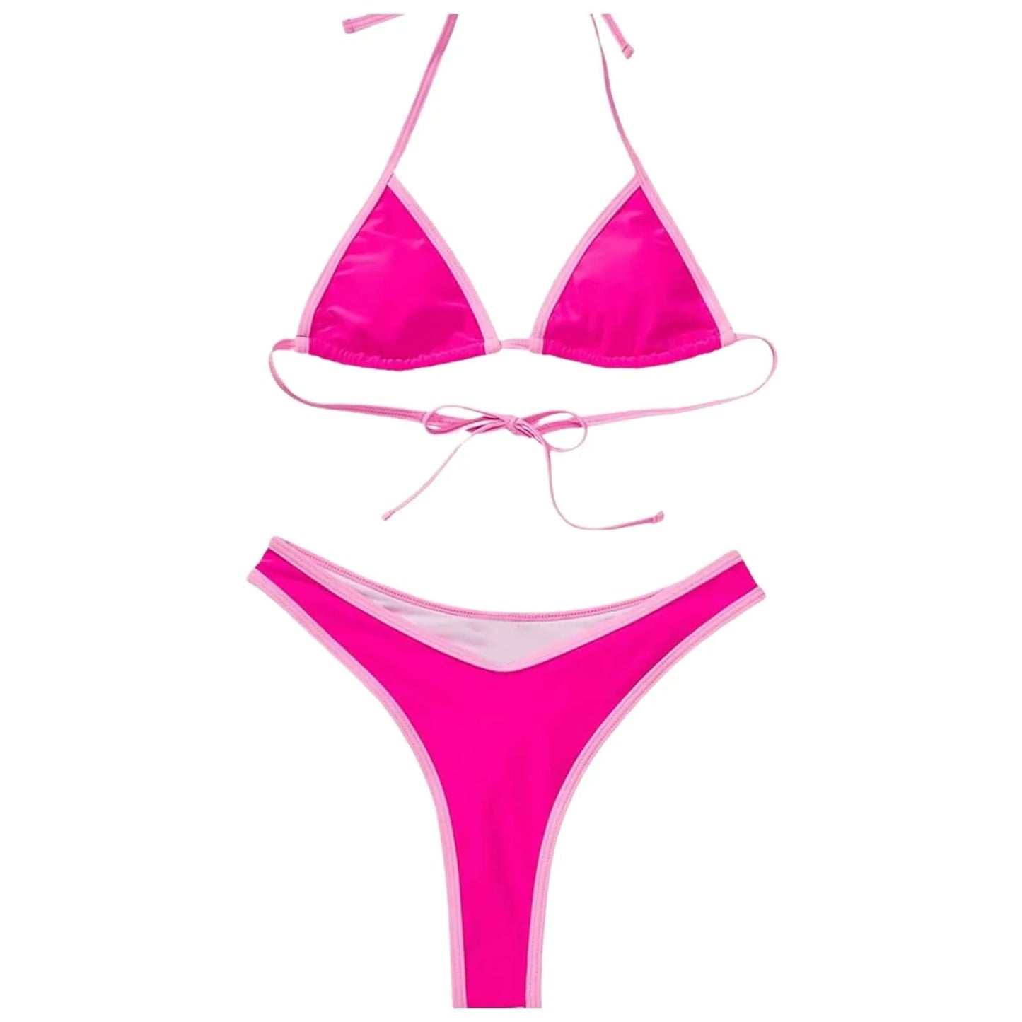 Sexy Outline Push Up Micro Bikini Swimsuit