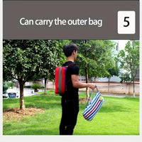 Colorful Outdoor Multi-Functional Hammock - Anti-Flip Design, Garden Leisure, Equipped with Tree-Friendly Straps