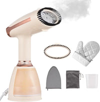 Handheld Travel Steamer for Clothes - 1500W 20s Heatup Fabric Wrinkle Remover Removable Water Tank