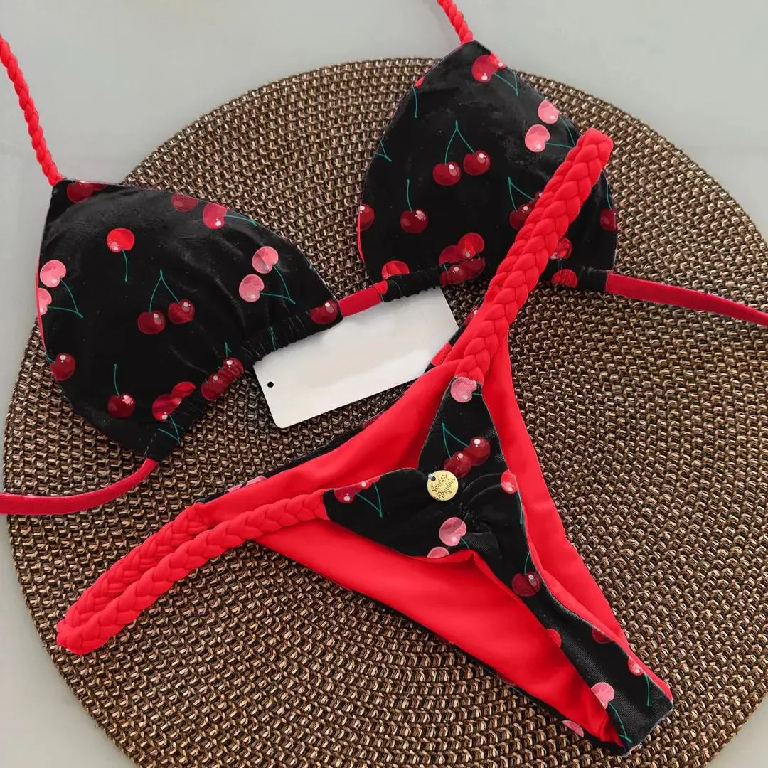 New Sexy Women's Thong Bikini Swimsuit