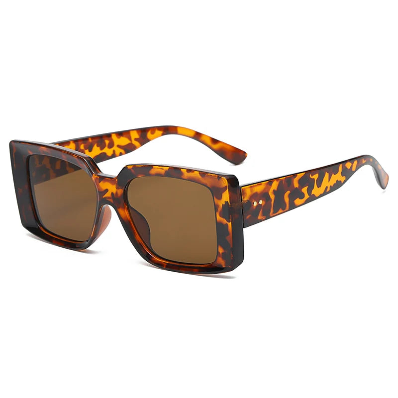 Stylish Small Square Women's Designer Fashion Sunglasses