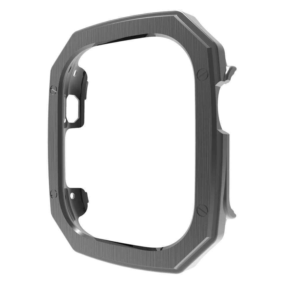 PC Plating Glossy Case for Apple Watch Ultra 49mm 8 7 41mm 45mm Bumper for IWatch Series 6 SE 5 4 40 44mm Bazel Protective Cover