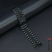 Luxury Stainless Steel No Gap Metal Band for Samsung Galaxy Watch 6 Classic 43mm 47mm 6 5 4 40mm 44mm 5Pro 45mm