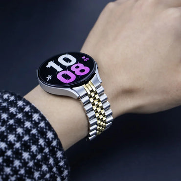 Luxury Stainless Steel No Gap Metal Band for Samsung Galaxy Watch 6 Classic 43mm 47mm 6 5 4 40mm 44mm 5Pro 45mm