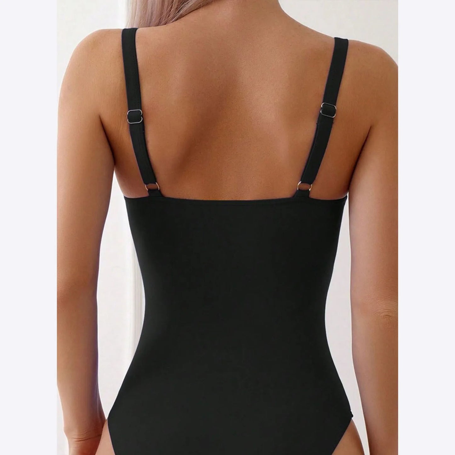 Sexy Push Up Solid Color Monokini Swimsuit