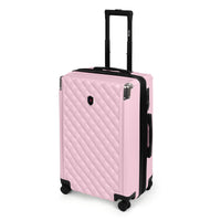 Sleek PP Hard Shell Lightweight Expandable Suitcase Set with Spinner Wheels & TSA Lock - 20"/24"/28"