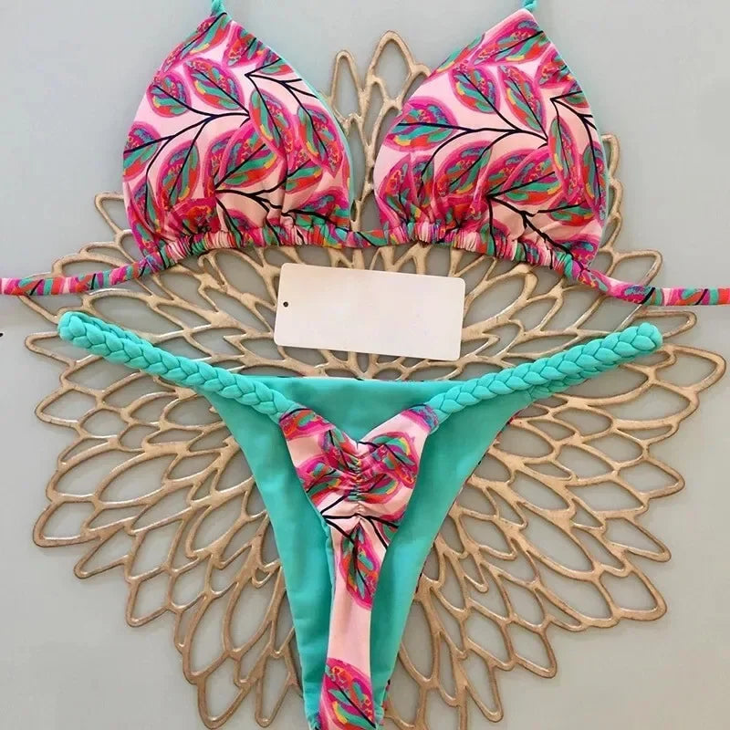 New Sexy Women's Thong Bikini Swimsuit