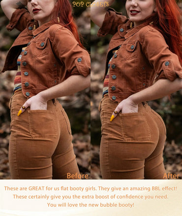 Butt Enhancer Shapewear Shorts - Fake Booty & Hip Padded Shaper