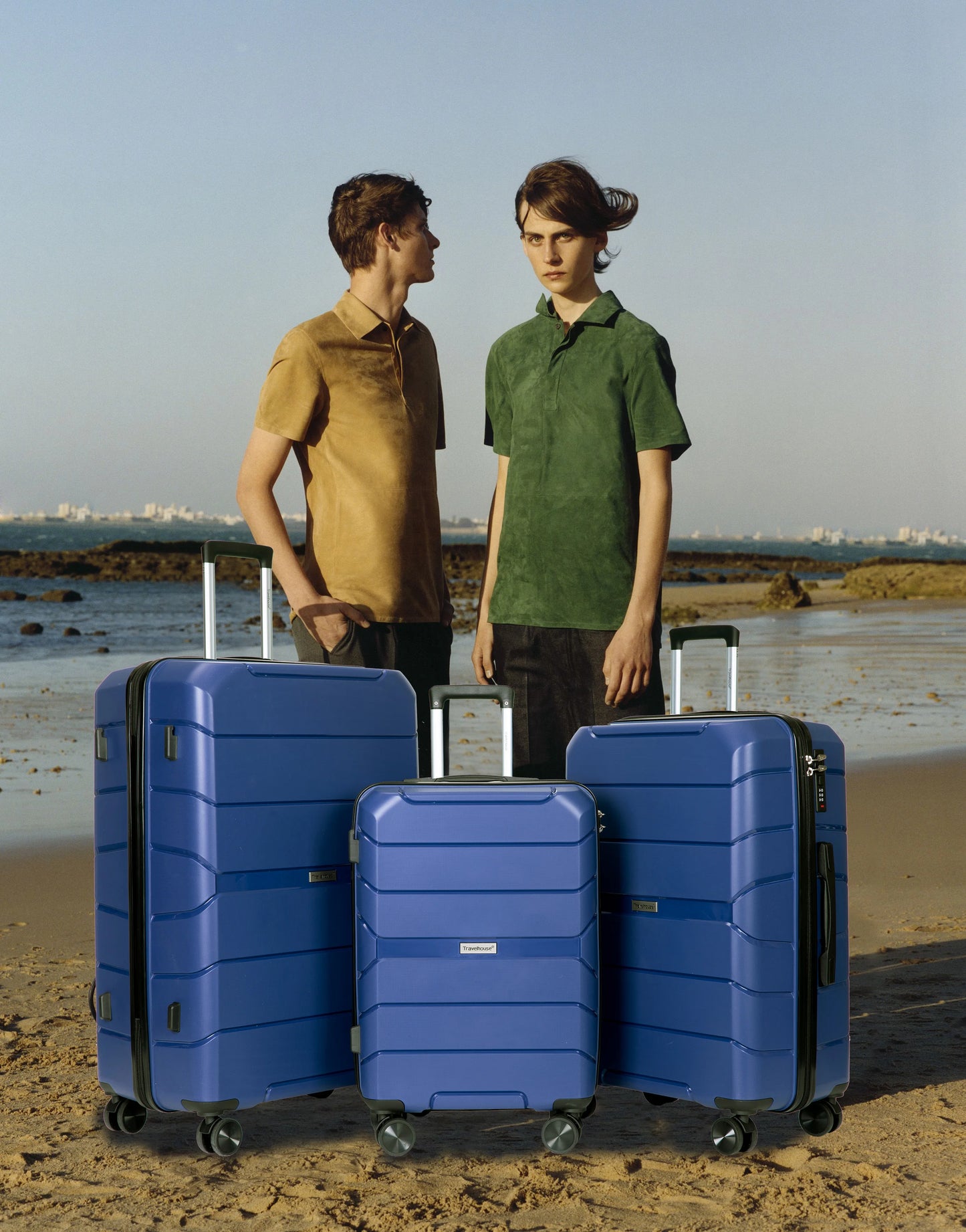 Travelhouse Hardshell Suitcase Sets - Lightweight Suitcase With TSA Lock, 3-Piece Set (20/24/28)