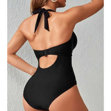 Sexy Mesh Detail, Slimming Design, High Stretch Monokini Swimsuit