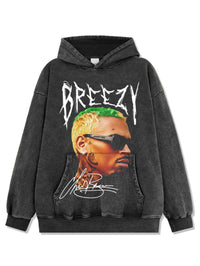 Breezy Pattern Fashionable Loose-Fit Unisex Streetwear Hoodie