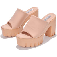 Comfortable Fashion Women's Round Toe High Platform Sandals