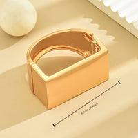 Abstract Fashion Luxurious Geometric High-End Square and Round Bracelet