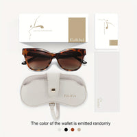 Trendy Vintage Fashion Oversized Cat Eye Polarized UV Protection Women's Sunglasses