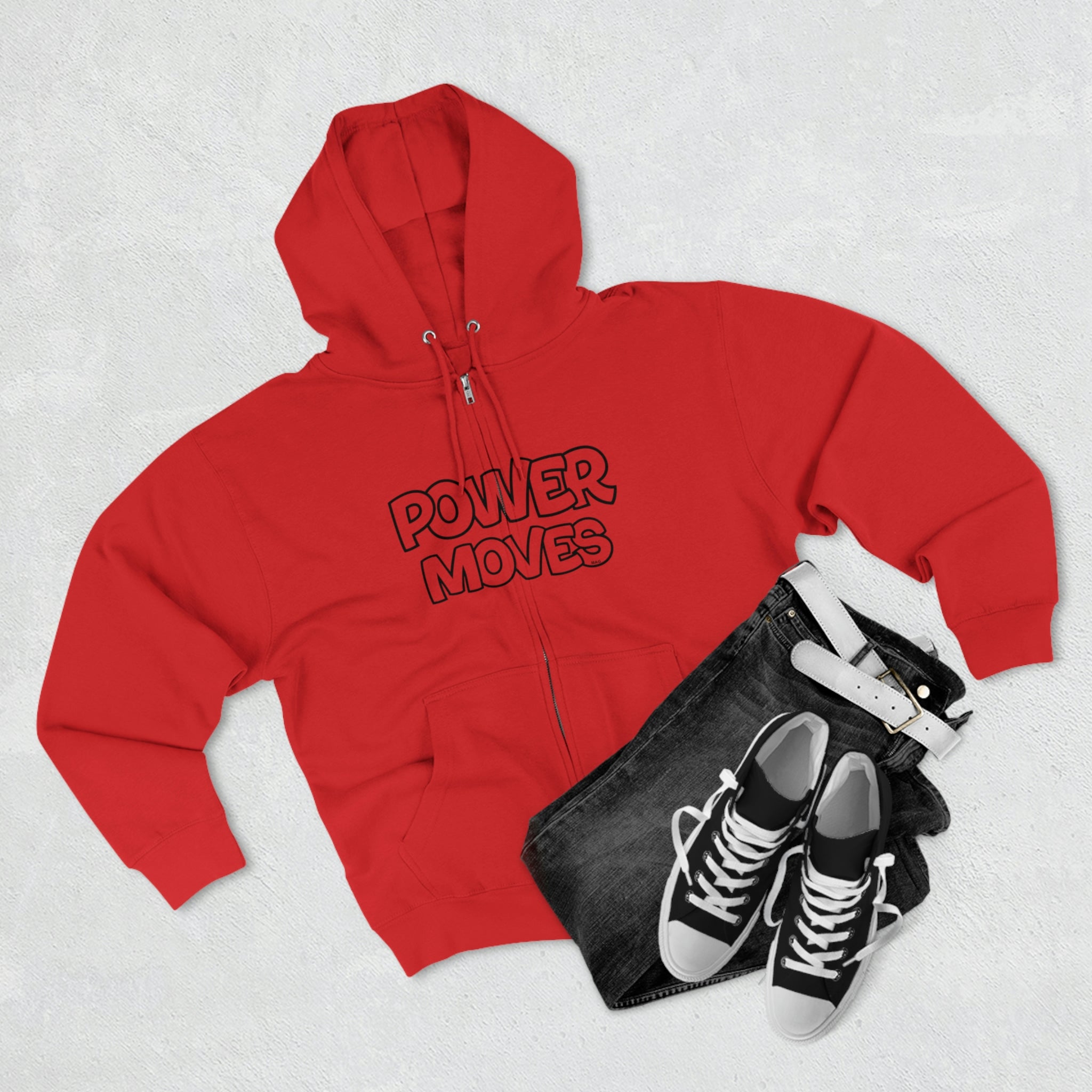 Power Moves - Unisex Premium Full Zip Hoodie