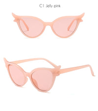 Vintage Babe Classic Unique Cat-Eye Sunglasses